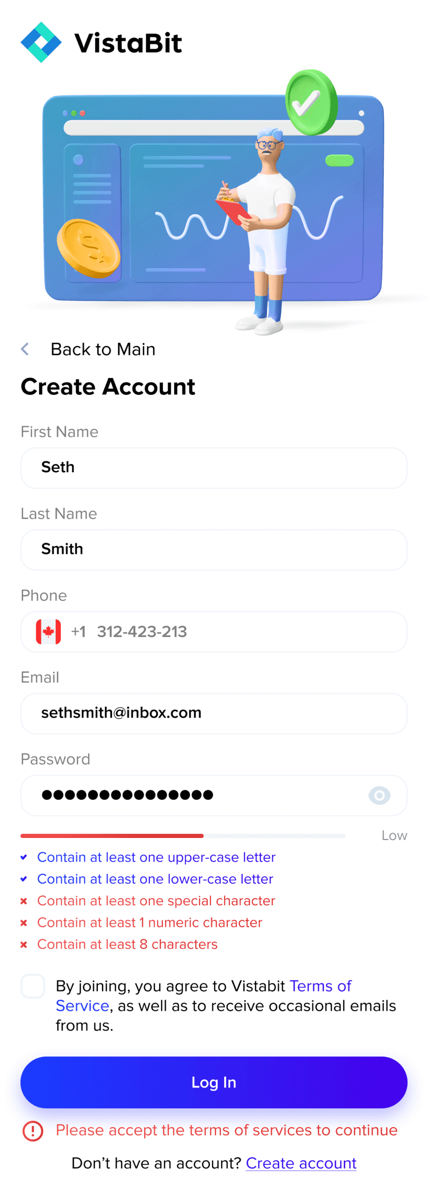 Account Error